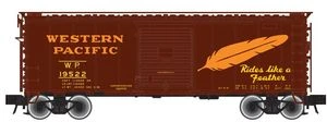 Atlas O PDT exclusive WP  40' steel box car,  3 rail or 2 rail