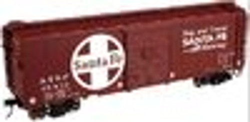 Atlas O Santa Fe  40' steel box car,  3 rail or 2 rail