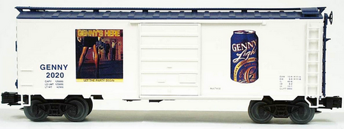 Weaver Genesee beer 40'  box car, 3 or 2 rail