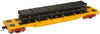Atlas O UP 50' flat car with load, 3 rail or 2 rail