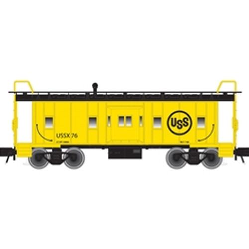 Atlas O US STEEL Bay Window Caboose, 2 rail