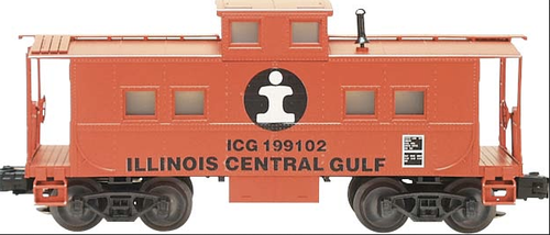 Weaver ICG center cupola caboose, 3 rail or 2 rail, interior, o lighting