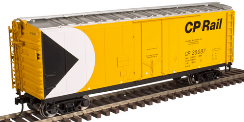 Atlas O CP Rail 40' plug door (bunkerless) reefer, 3 rail or 2 rail 