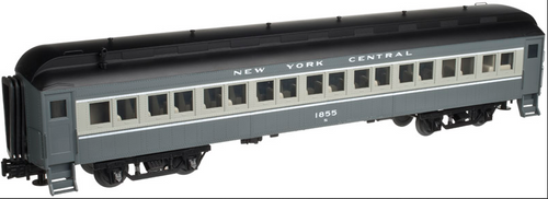 Atlas O NYC  2 tone gray 60 ft   coach,  3 rail or 2 rail