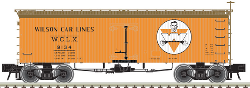 Atlas O Wilson Car lines  36' Wood Reefer (man with W logo)