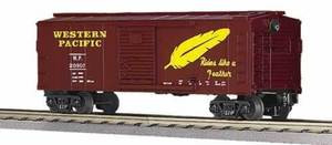 MTH Rail King WP  (Tuscan)  40' Box Car, 3 rail