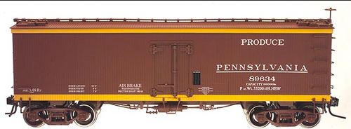 Atlas O Special Run,  PRR Produce  36' reefer, 3 rail or 2 rail