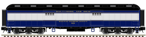 Atlas O 60 ft   B&O  Baggage Car,  3 rail or 2 rail