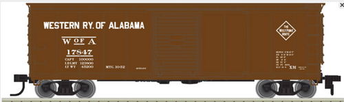 Atlas O Western Rwy of Alabama 40' USRA Steel Box Car
