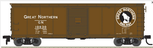 Atlas O GN (tuscan brown)40' USRA Steel Box Car, 3 rail or 2 rail