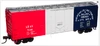 Atlas O 40' American Colloid plug door (bunkerless) reefer, 3 rail or 2 rail  car