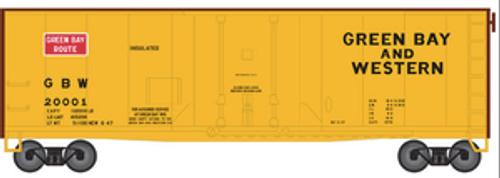 Atlas O 40' GB&W plug door (bunkerless) reefer, 3 rail or 2 rail  car