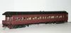 Golden Gate depot SP  Green   4 car heavyweight coach set,  2 rail