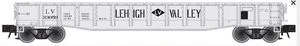Atlas O LV (white) 50' gondola, 2 rail or 3 rail