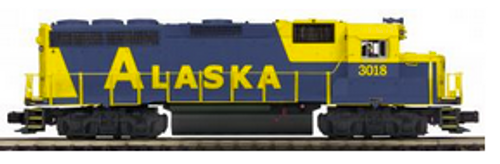 MTH Premier Alaska RR GP40  diesel, 3 rail, . proto 3.0