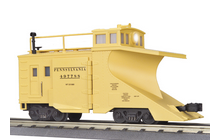 MTH Premier PRR wedge snow plow, 3 rail