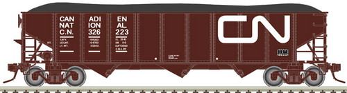 Atlas O CN (1970's noodle) 3 bay 40' open top hopper car