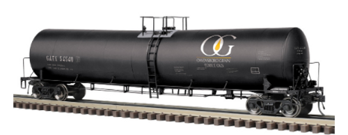 Atlas O Owensboro Grain  25,500 gal tank car, 2 rail or 3 rail