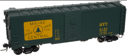 Atlas O Maine Central (green) 1937 style (1930's-60's) AAR 40' Steel Box car