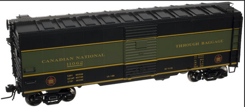 Atlas O CN (passenger svc) 1937 style (1930's-60's) AAR 40' Steel Box car