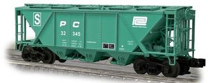 Weaver Penn Central H30 covered hopper car (green), 2 rail or 3 rail