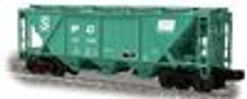 Weaver Penn Central H30 covered hopper car (green), 2 rail or 3 rail