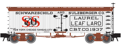 Atlas O S&S (lard)  36' Wood Reefer, 3 rail or 2 rail
