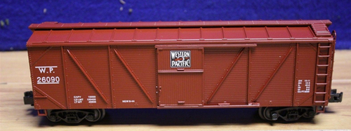 Crown (Weaver) WP  outside braced (wood) box car, 3 rail or 2 rail