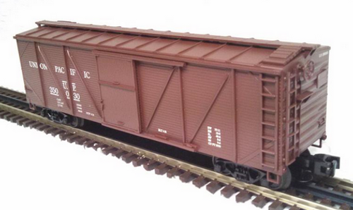 Crown (Weaver) UP  outside braced (wood) box car, 3 rail or 2 rail