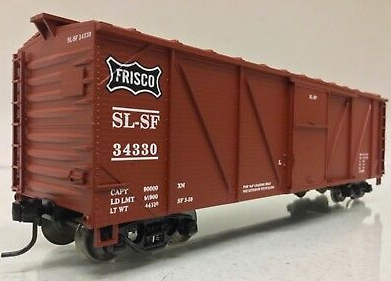 Weaver  Frisco (SLSF) outside braced (wood) box car, 3 rail or 2 rail