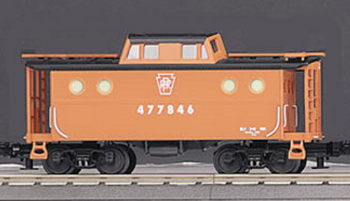 MTH Railking Scale PRR (focal orange) N5C Caboose, 3 rail