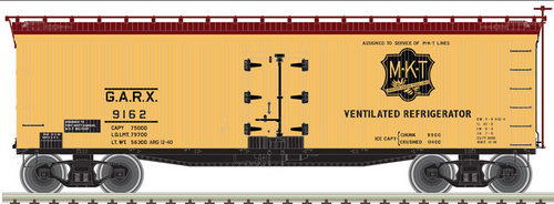 Atlas O  MKT 40' Wood Reefer, 3 rail or 2 rail