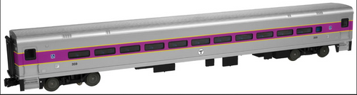 Atlas O MBTA comet commuter cars..3 coach and 1 cab car,   3 rail 