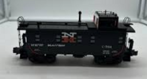 MTH Premier New Haven (black)  steel offset cupola Caboose , 3 rail