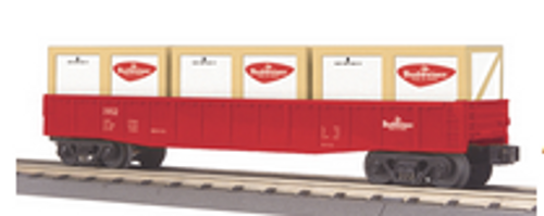 MTH Railking Budweiser Gondola with crates, 3 rail