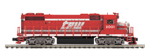 MTH Premier TP&W   GP38 , 2 rail, Proto 3.0, DCC
