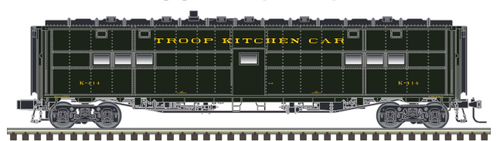 Pre-order Atlas O Troop Kitchen car,  3 rail or 2 rail