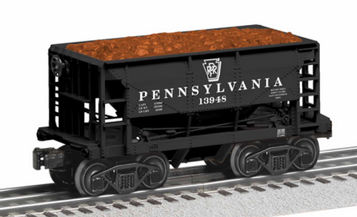 Lionel  PRR (black)  Ore car, 3 rail