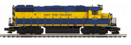 MTH Premier  East Penn  GP38, 2 rail, w/Sound and smoke. proto 3.0