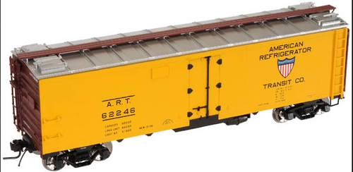 Atlas O ART (ART shield only)  40' steel reefer, 3 or 2 rail