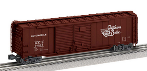 Lionel KCS  50' double door box car , 3 rail