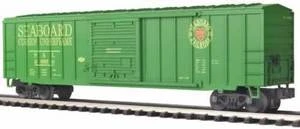 MTH Premier Seaboard Air Line 50' Single Door Box car, 3 rail 