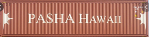 PDT exclusive Atlas O  Pasha Hawaii  40' container