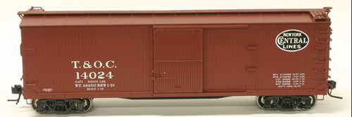 Atlas O  Toledo & Ohio Central (NYC)  40'  double sheathed (wood)  box car