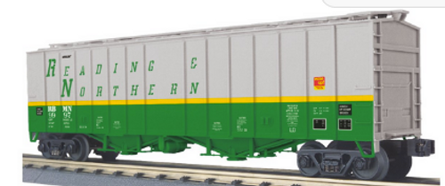 MTH Railking almost scale Reading  and Northern  2 bay airslide covered hopper car, 3 rail