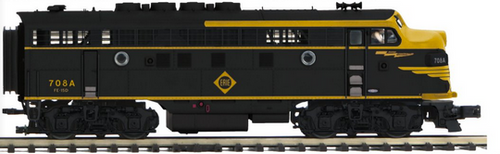 MTH Premier  Erie  F-3A-B  diesel, pwd A, non-pwd B, 2 rail