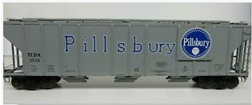 Weaver Pillsbury  50' PS-2CD (4740) covered hopper, 2 rail  or 3 rail