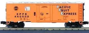 MTH Premier PFE plug door (bunkerless)  Reefer, 3 rail 