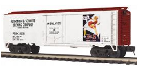 MTH Premier Fuhrmann & Schmidt Beer 40' Plug Door (bunkerless) Reefer, 3 rail