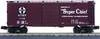 MTH Premier Santa Fe "Super Chief" 40' Single Door Box car, 3 rail